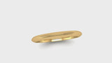 Fairtrade Yellow Gold DESIRE Triangle Band Stacking Ring